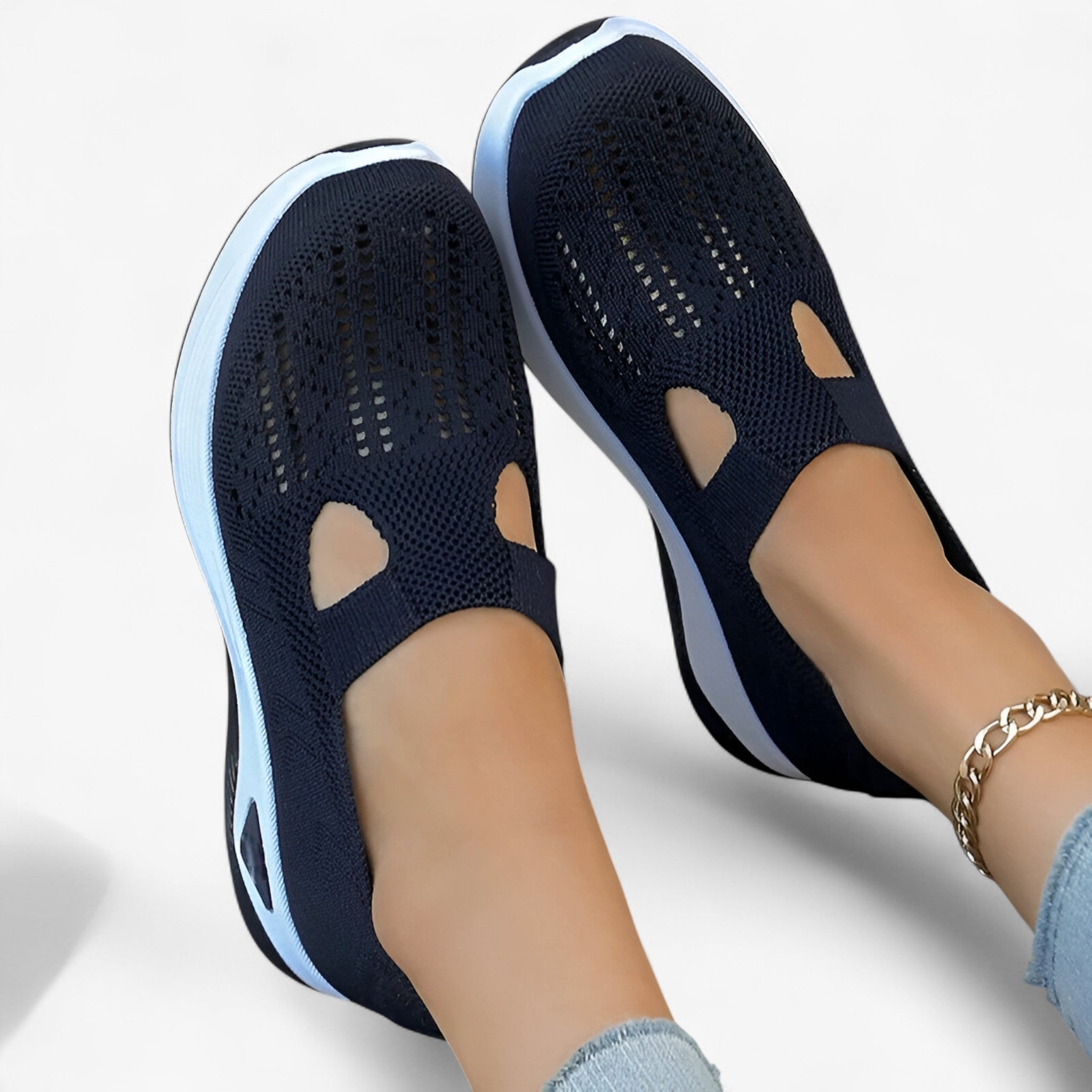 Scarpe Corsa Uomo Ammortizzate Leggere Traspiranti - Comfort e Performance Top - Blu Marino - ammortizzate leggere leggere ammortizzate schoenen shoes uomo - Concept Palermo