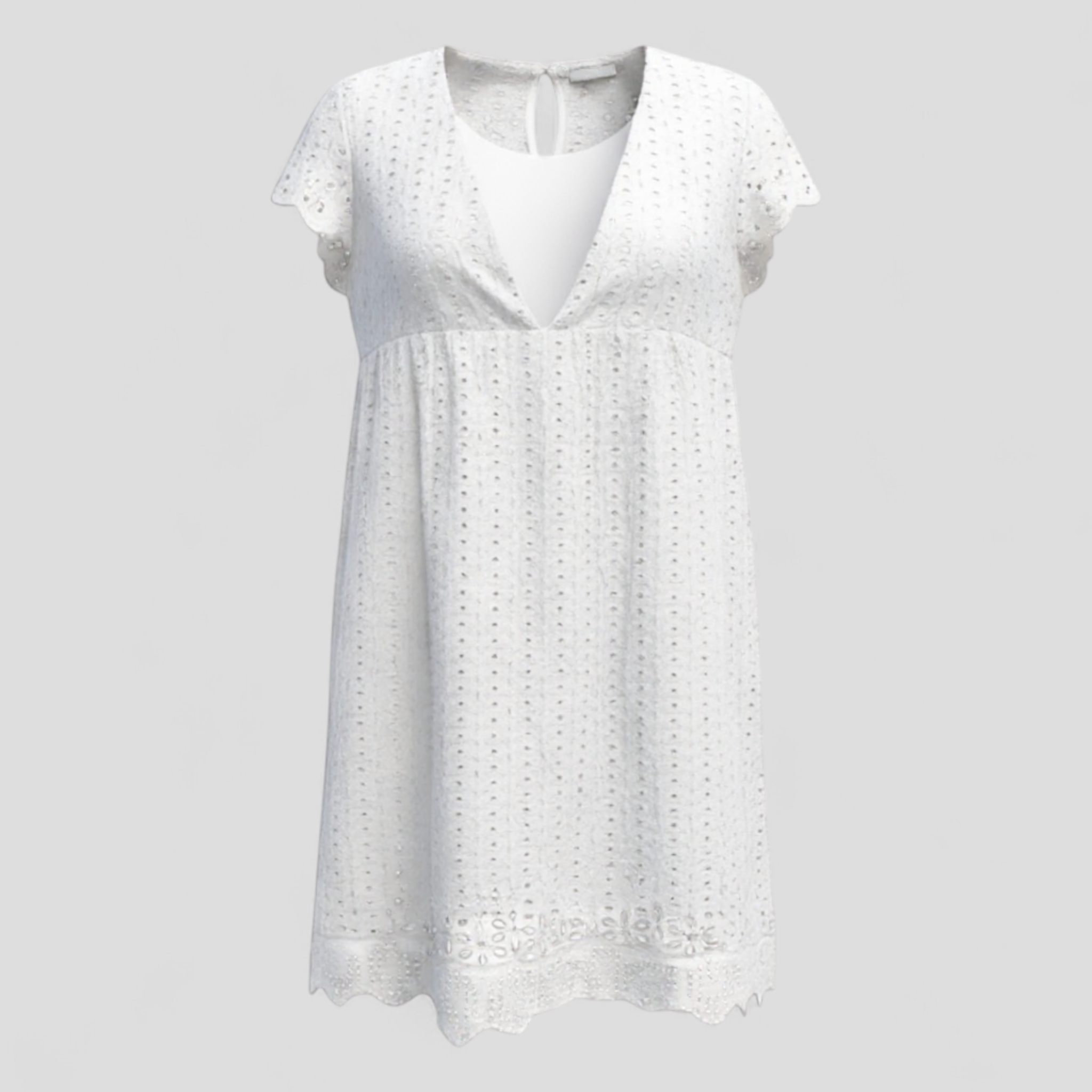 Vestido de verano cómodo para mujer en lino transpirable, vestido casual ligero para vacaciones
