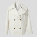 Chaqueta corta de lana elegante y cálida para mujer invierno - Varios colores y tallas