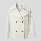Korte wollen damesjas, elegant en warm voor de winter - diverse kleuren en maten