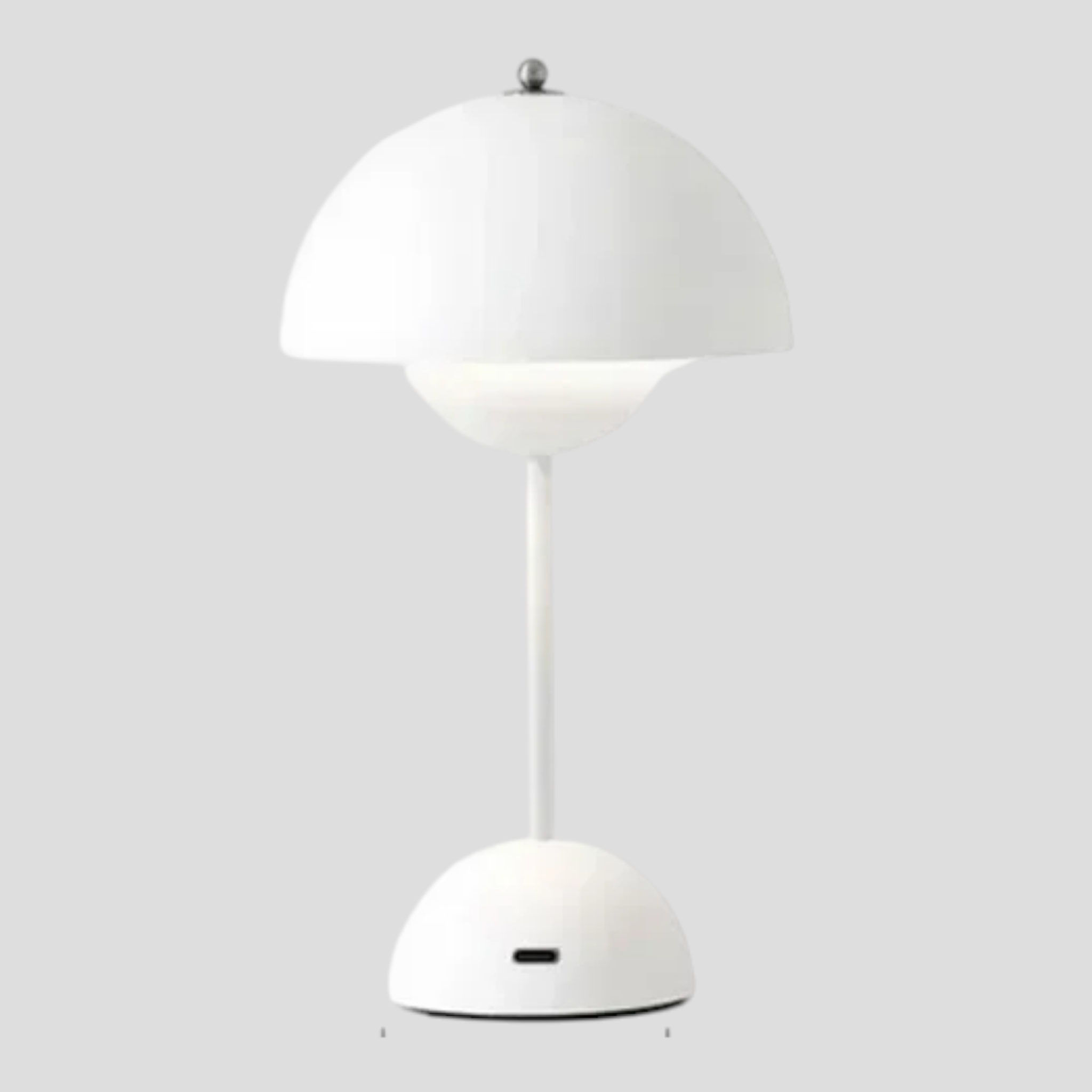 Lampada da tavolo a LED ricaricabile tramite USB in acrilico – Design a fungo, 30 cm - - acrylique champignon cross-from-marche-lino-15734022799709 design décoration intérieure lampe lampe champignon lampe de bureau lampe de table lampe moderne lampe table lampes de table lampes rechargeables luminaire USB New-google rechargeable table veilleuse décorative éclairage intérieur - Concept Palermo