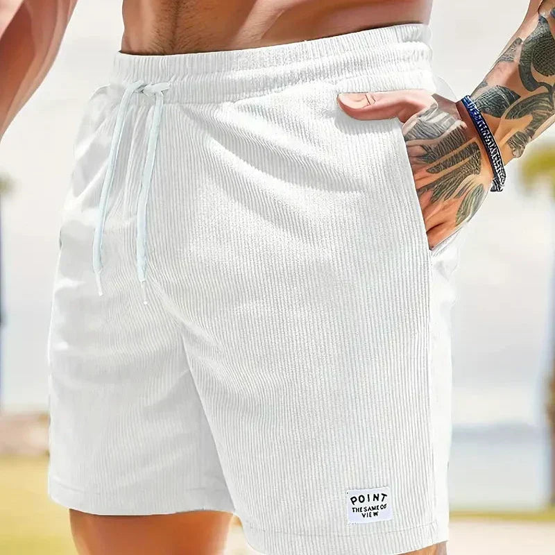 Pantaloncini da Donna Velluto a Coste Leggero con Coulisse - Confortevole e di Tendenza