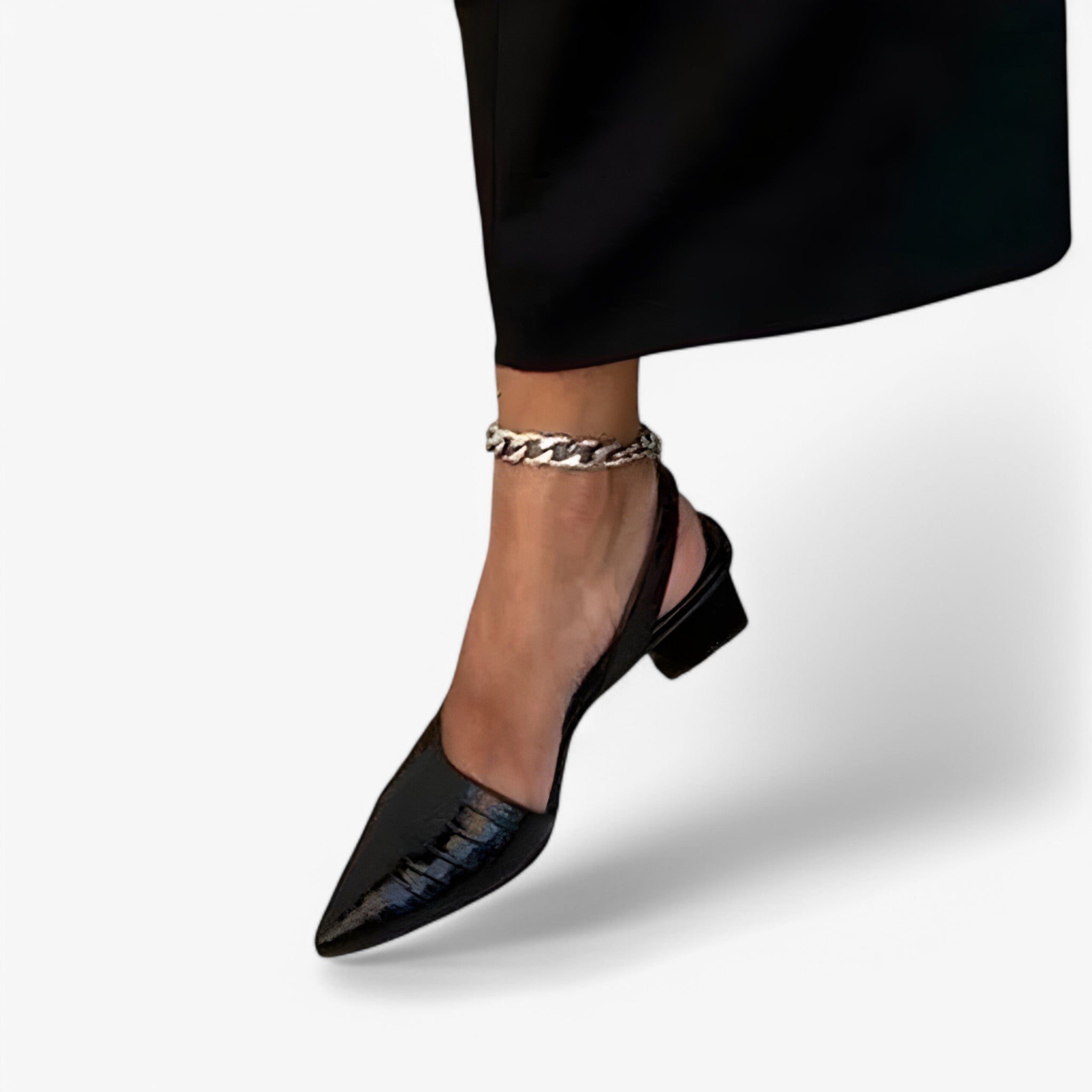 Décolleté Nere Donna in Vera Pelle con Tacco Alto e Cinturino Eleganti - Nero - amber | décolleté con cinturino - €25 cinturino Dames pumps Damesmode Damessandalen damesschoenen donna décolleté décolleté cinturino Verkoop - Concept Palermo