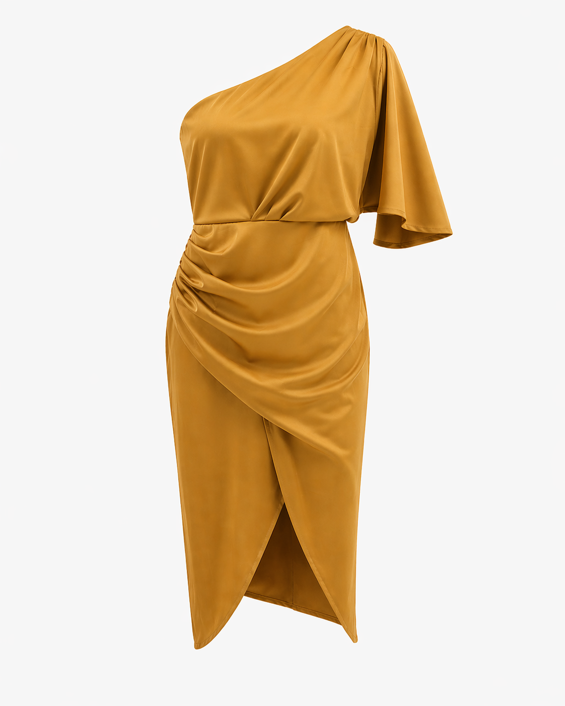 Abito Elegante Donna Monospalla in Raso Nero con Spacco, Taglie S-XL - Oro - +5 abito abito monospalla donna dresses elegant dresses elegant_dresses-ai GOOD monospalla OLD raso spacco Summer/Dresses trendy dress women's dress - Concept Palermo