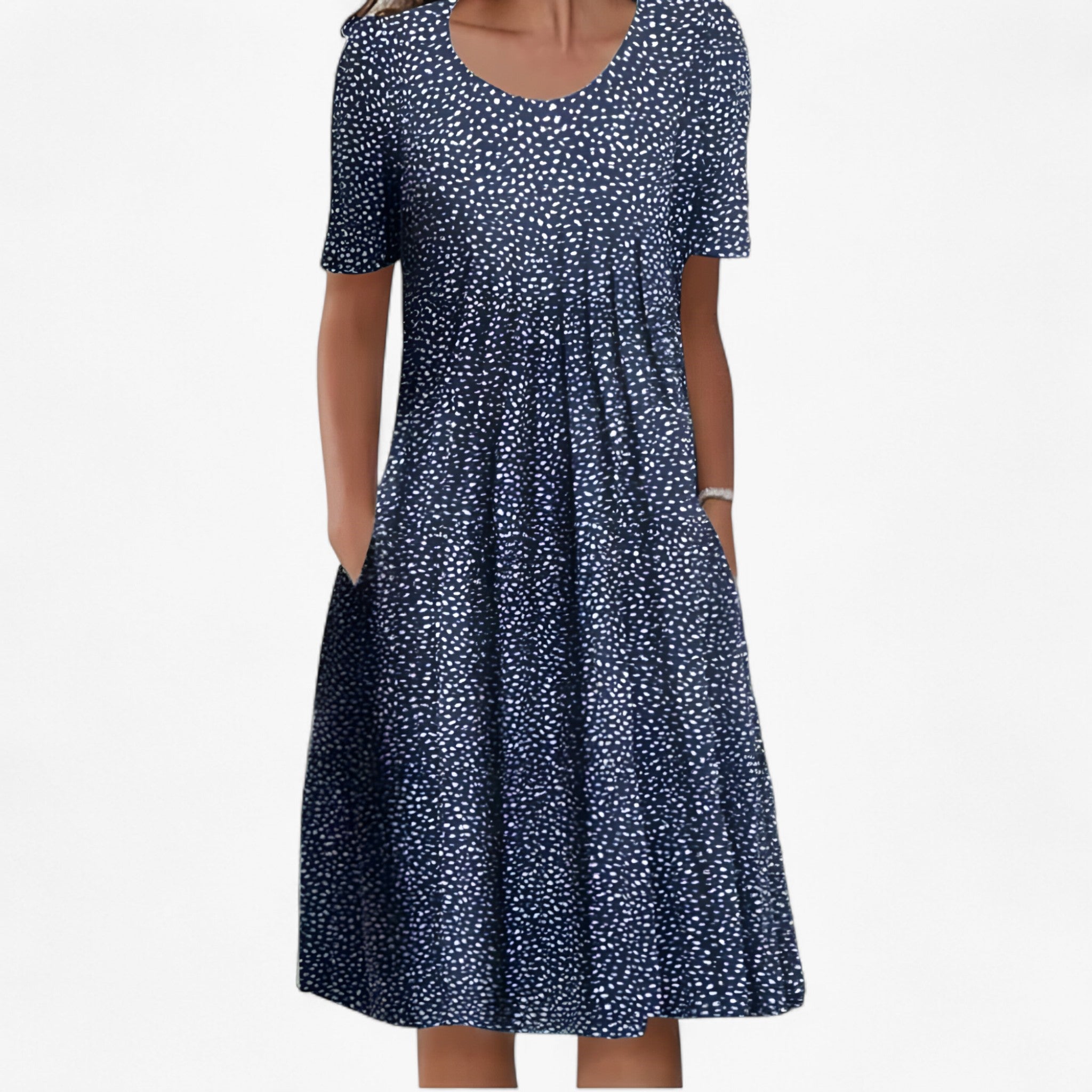 Abito Estivo Donna in Cotone Leggero Traspirante S-XL - Vari Colori - Blu - abito abito cotone cotone donna Dresses female dress WOMEN - Concept Palermo