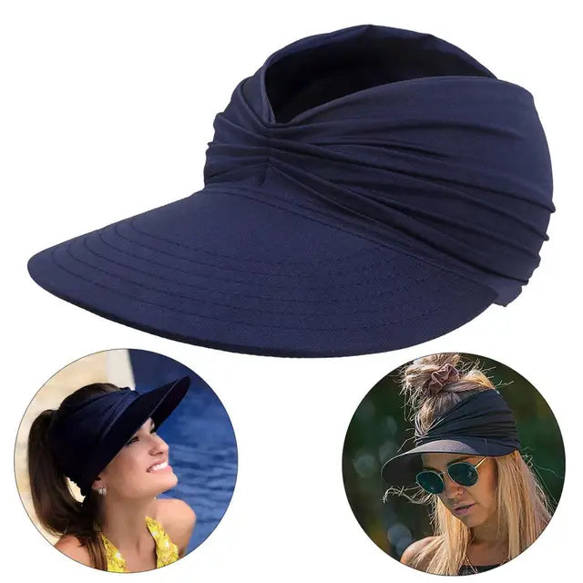 Cappello da spiaggia estivo con visiera ampia, cappello parasole pieghevole Uomo - Blu navy Una misura - ampia Beach Hat cappello cappello spiaggia estivo Hat Women parasole pieghevole spiaggia Sun Hats uomo Women's Hat - Concept Palermo