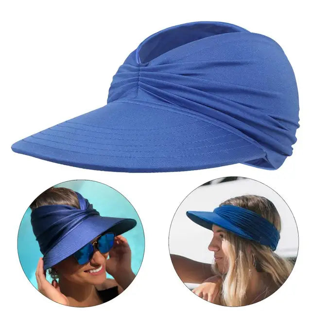Cappello da spiaggia estivo con visiera ampia, cappello parasole pieghevole Uomo - Blu reale Una misura - ampia Beach Hat cappello cappello spiaggia estivo Hat Women parasole pieghevole spiaggia Sun Hats uomo Women's Hat - Concept Palermo