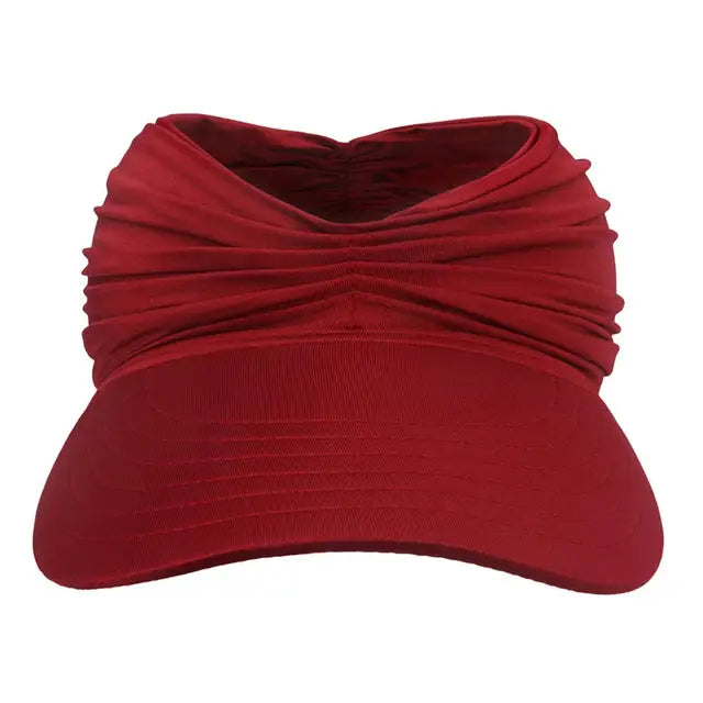 Cappello da spiaggia estivo con visiera ampia, cappello parasole pieghevole Uomo - Rosso vino Una misura - ampia Beach Hat cappello cappello spiaggia estivo Hat Women parasole pieghevole spiaggia Sun Hats uomo Women's Hat - Concept Palermo