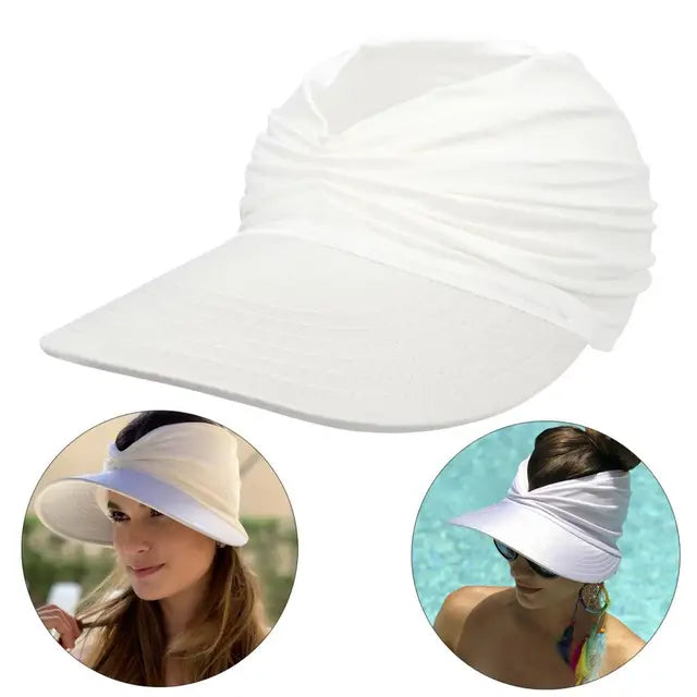 Cappello da spiaggia estivo con visiera ampia, cappello parasole pieghevole Uomo - Bianco Una misura - ampia Beach Hat cappello cappello spiaggia estivo Hat Women parasole pieghevole spiaggia Sun Hats uomo Women's Hat - Concept Palermo