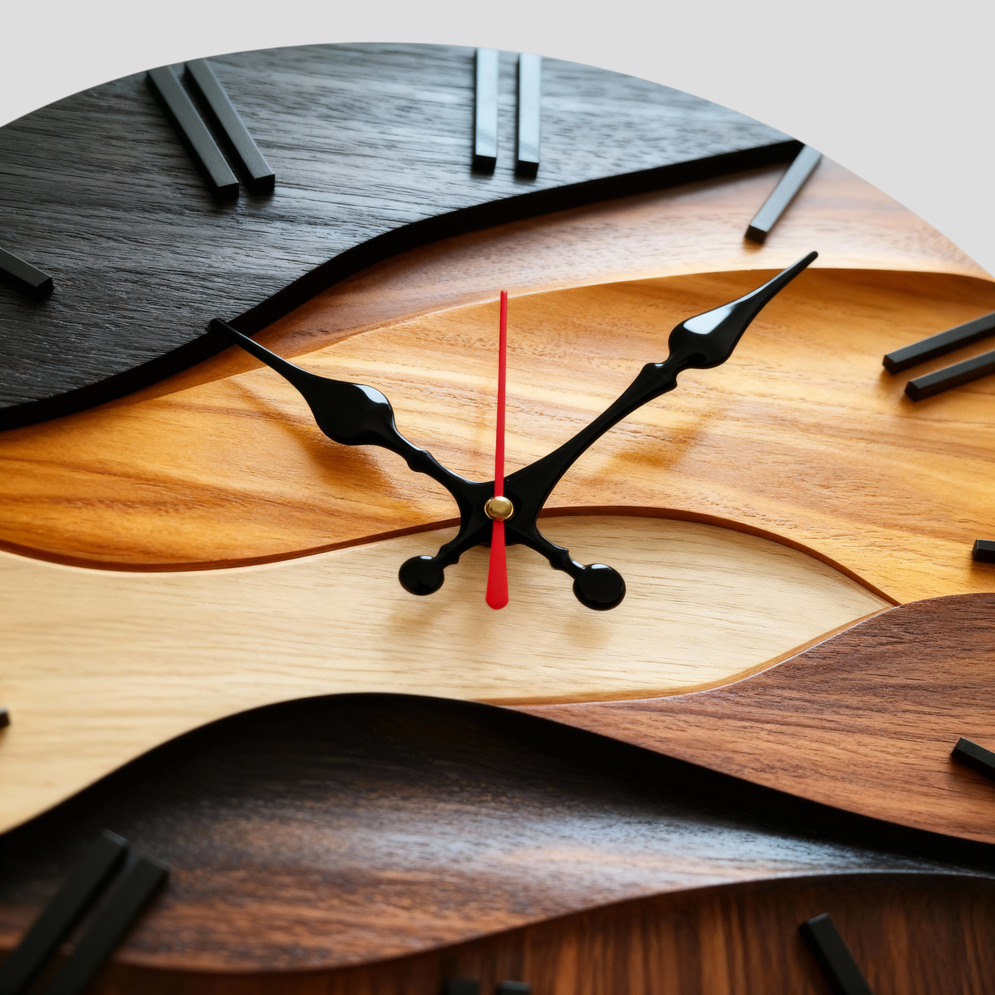 Orologio da Parete in Legno Design Moderno Taglio Grande per Soggiorno/Cucina - - accessoires de maison bois cross-from-marche-lino-15721451651421 design moderne décor de salon décoration intérieure horloge horloge décorative horloge en bois horloge murale horloge ronde horloge silencieuse horloges murales murale New-google style nordique - Concept Palermo