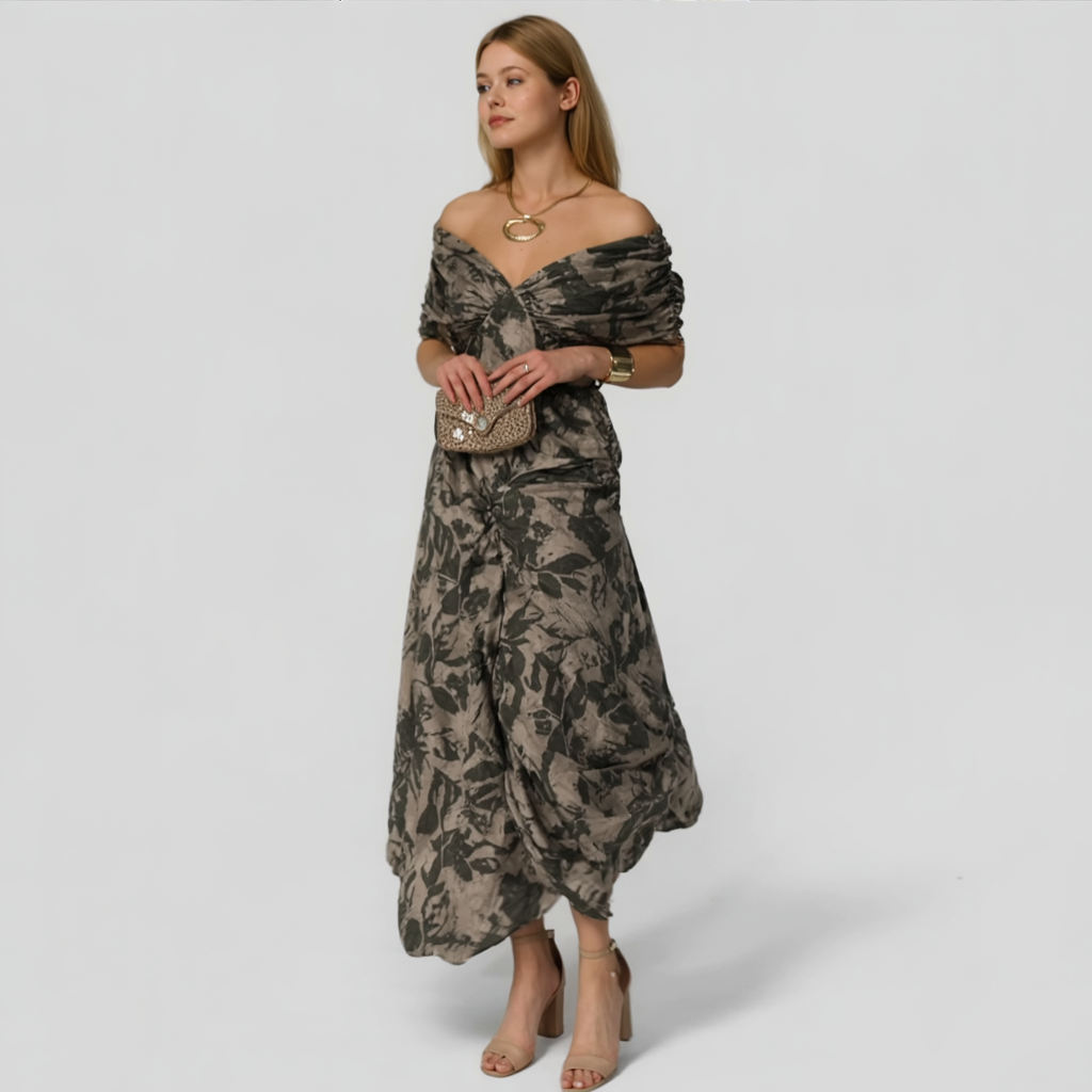 Abito da Donna Elegante in Seta Nero con Scollo a V - Taglie S-XL - - abito abito da donna abito donna abito elegante abito versatile design fluido donna dresses look raffinato moda femminile vestito estivo - Concept Palermo