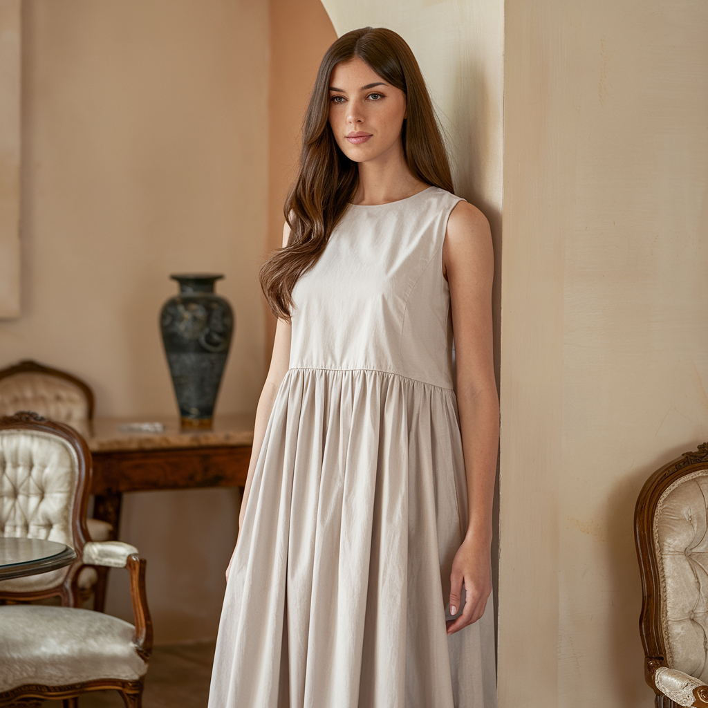 Abito midi comodo Donna - - abito abito midi donna dresses midi - Concept Palermo