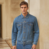 Heren spijkerjack - Casual stijl in blauw denim voor elk seizoen