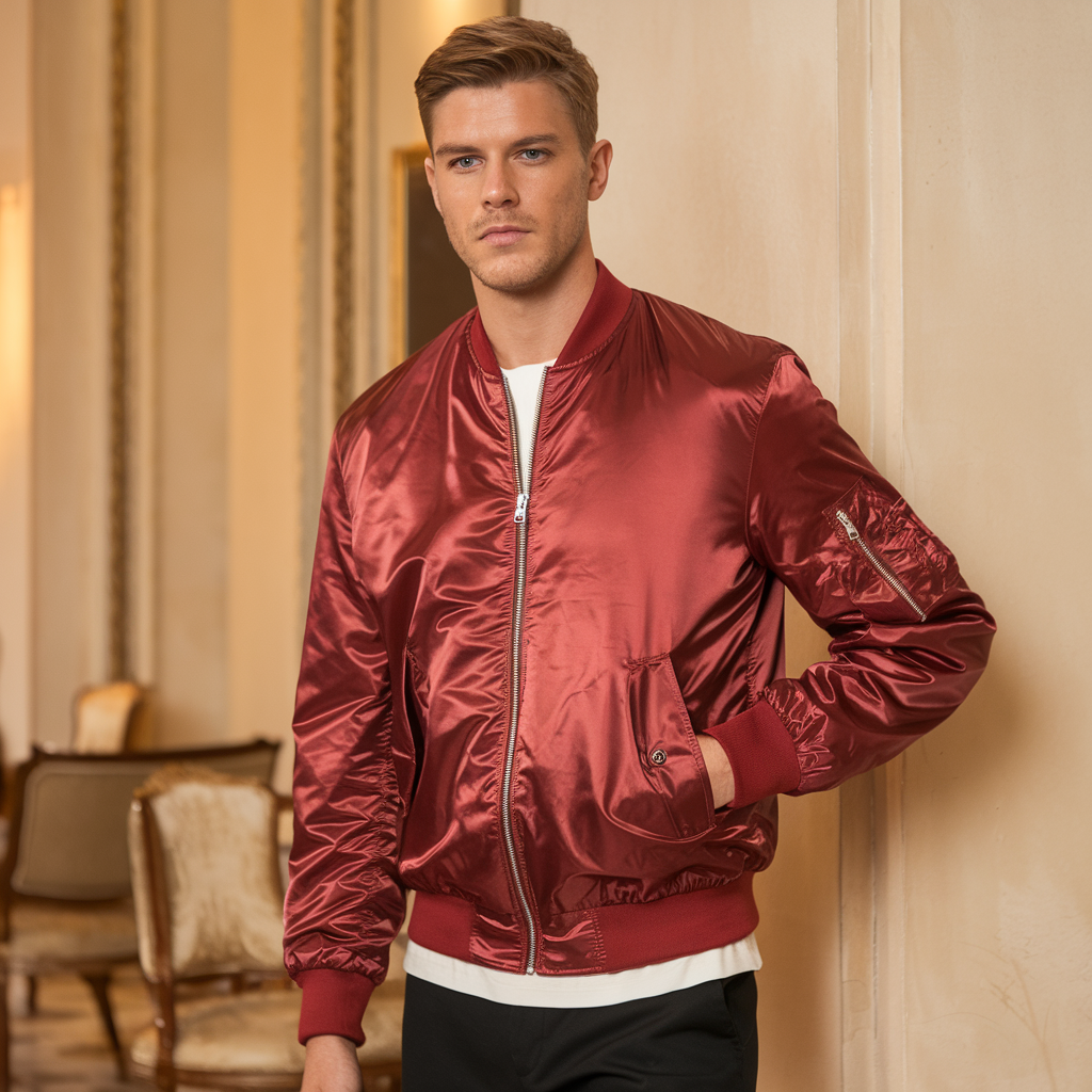 Giacca da pilota Aero Uomo - Giacca da volo con colletto rialzato Unicolore - - aero colletto giacca giacca pilota jacket jacket for men Jackets & Coats men's coats & jackets Outerwear & Jackets pilota rialzato unicolore winter jacket Winter jacket men - Concept Palermo