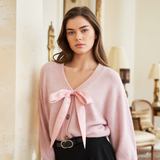 Schattige roze cardigan - Hygge op voorraad met verfijnde accenten voor dames