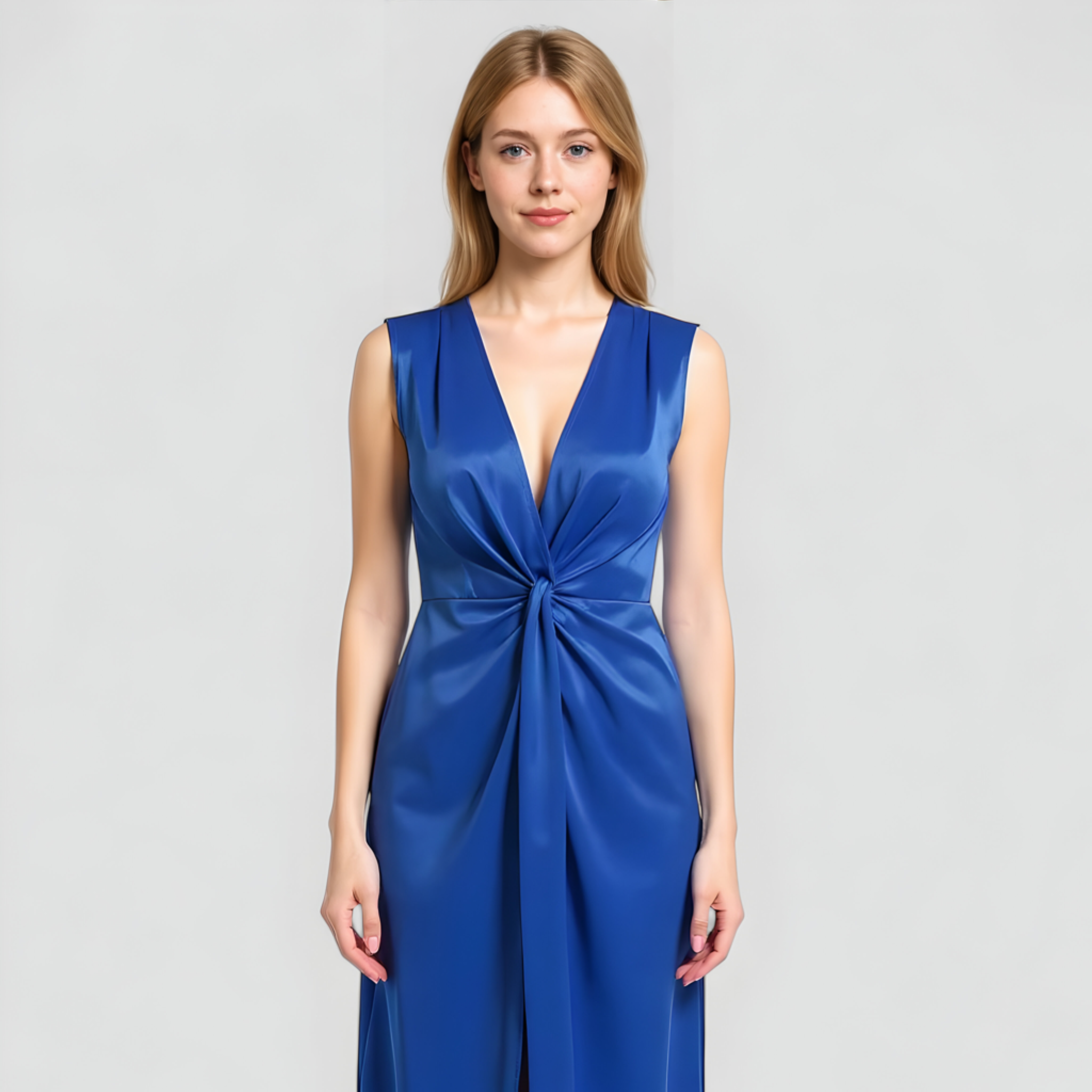 Abito da Cerimonia Donna in Raso Lucido Elegante per Feste e Occasioni Speciali - - abito abito cerimonia abito con spacco abito elegante abito in diverse colorazioni abito in raso abito per eventi abito raffinato abito taglia unica cerimonia donna dresses lucido raso vestito con scollatura vestito da sera vestito stretch - Concept Palermo