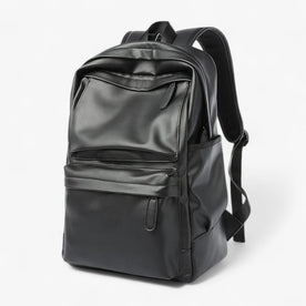Zaino da uomo, Zaino impermeabile in PU - Nero - Backpack Backpacks bags impermeabile Linen Men uomo zaino zaino uomo - Concept Palermo