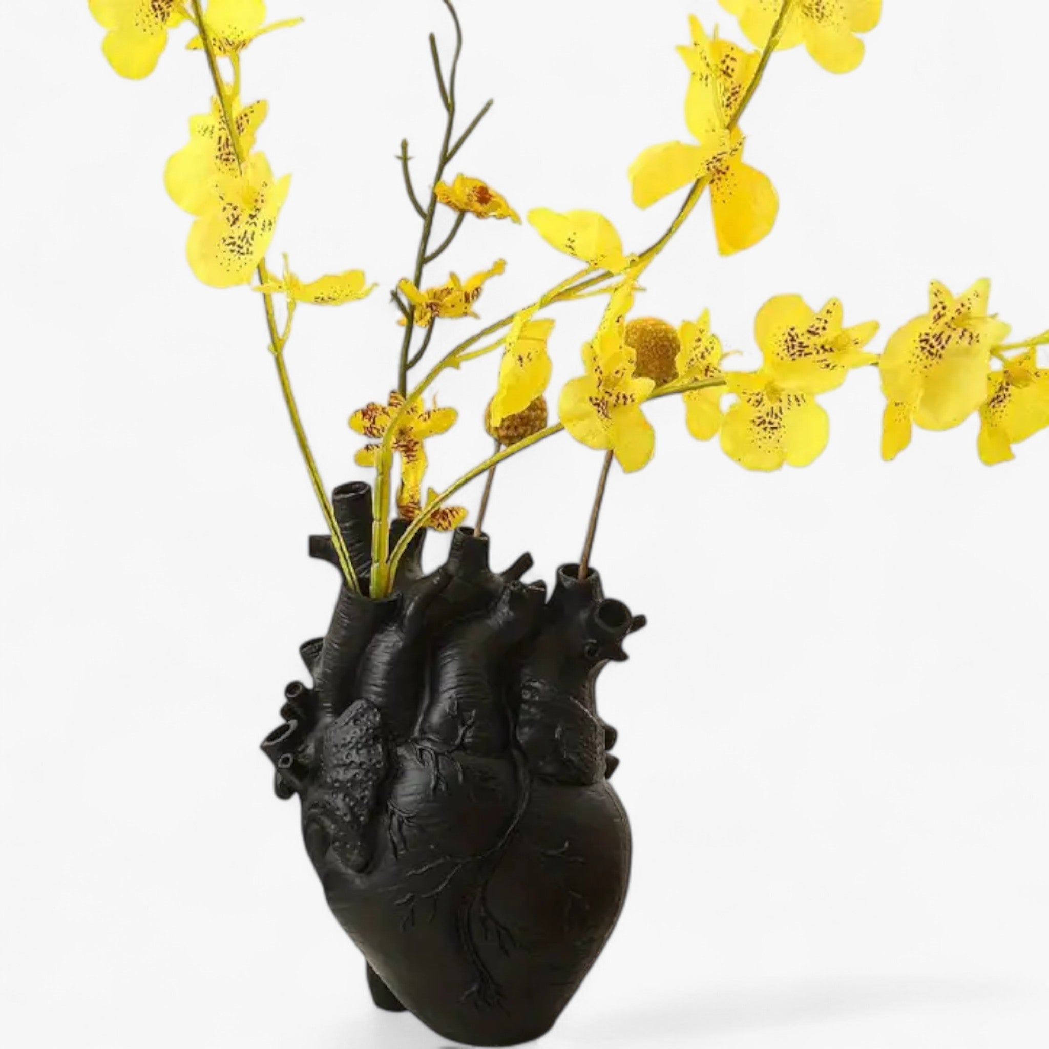 Vaso Hart in Ceramica Design Moderno, Disponibile in Varie Colorazioni e Misure - - colorazioni diverse flowers vase hart heart vase heart-shaped home & garden Vase vaso vaso hart - Concept Palermo