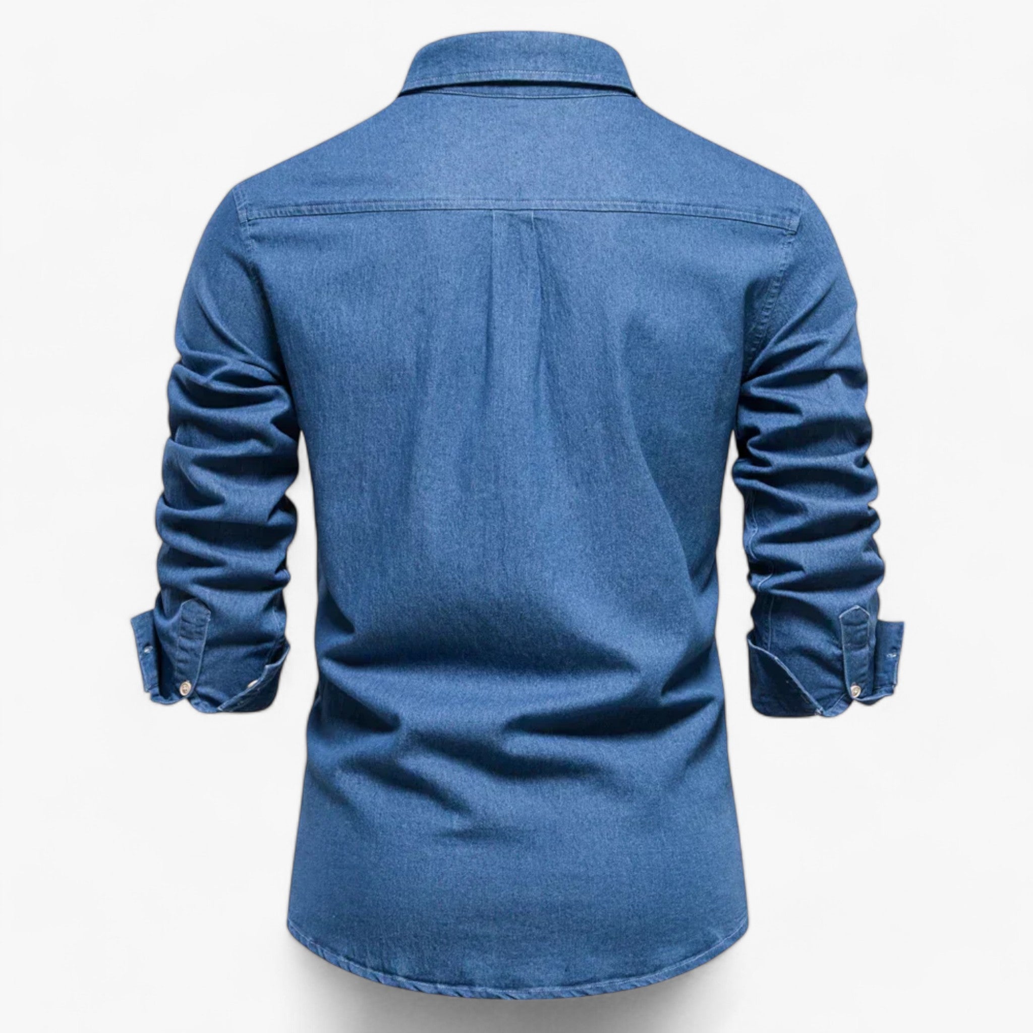 Camicia in Denim Axel per Uomo - Versatile per Tutte le Occasioni - - axel camicia camicia denim denim men's top clothes occasioni uomo versatile - Concept Palermo