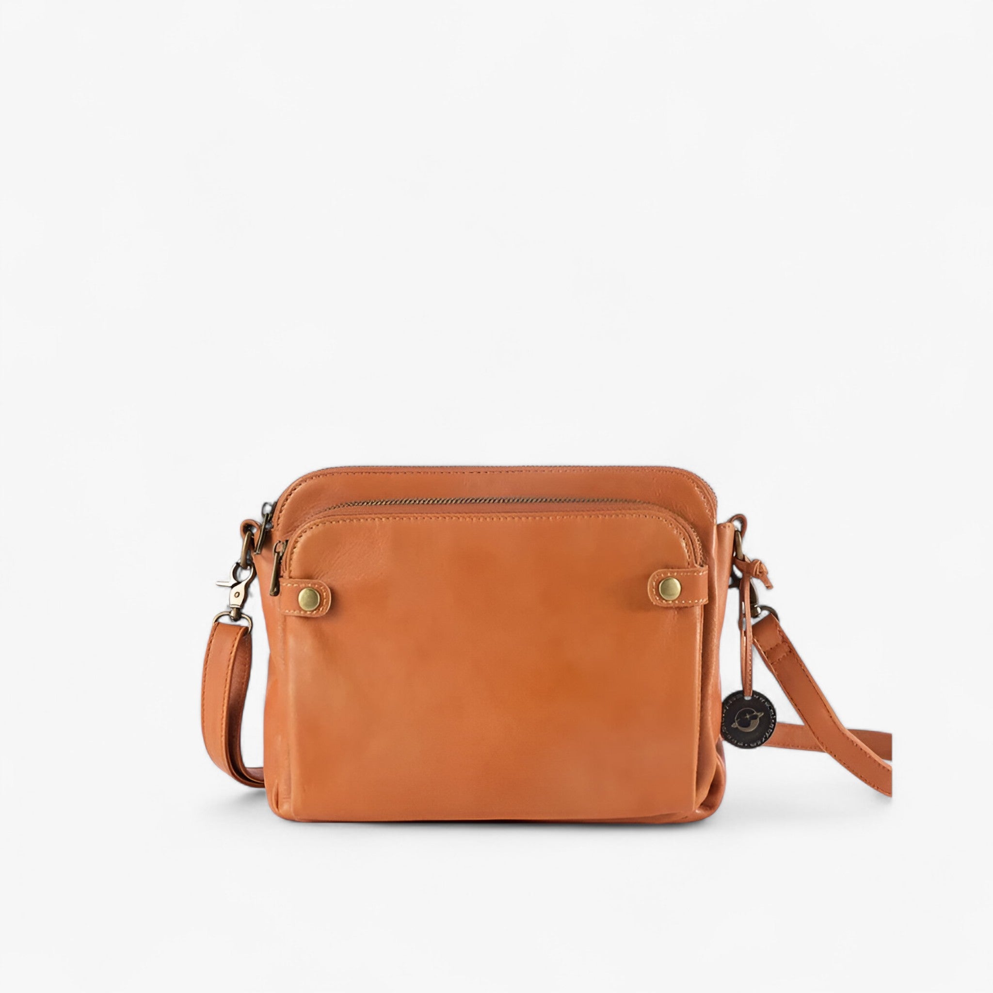 Borsa a Tracolla AgentBag™ in Vera Pelle Nera da Uomo/Donna - Elegante e Funzionale - Marrone - agentbag bags borse Old (Google) old_google pelle tracolla - Concept Palermo