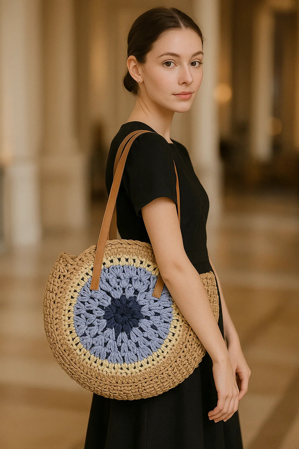 Borsa Rotonda da Spiaggia Rosso Donna - - borsa borsa rotonda donna rotonda sianei | borsa rotonda da spiaggia - €25 spiaggia - Concept Palermo