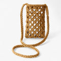 Bolso bandolera de crochet para mujer