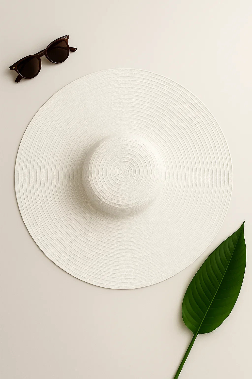 Cappello di Sole Uomo - Bianco Una taglia - beach hats cappello cappello sole hats hats for women sole sun hat Sun Hats uomo women's hat - Concept Palermo