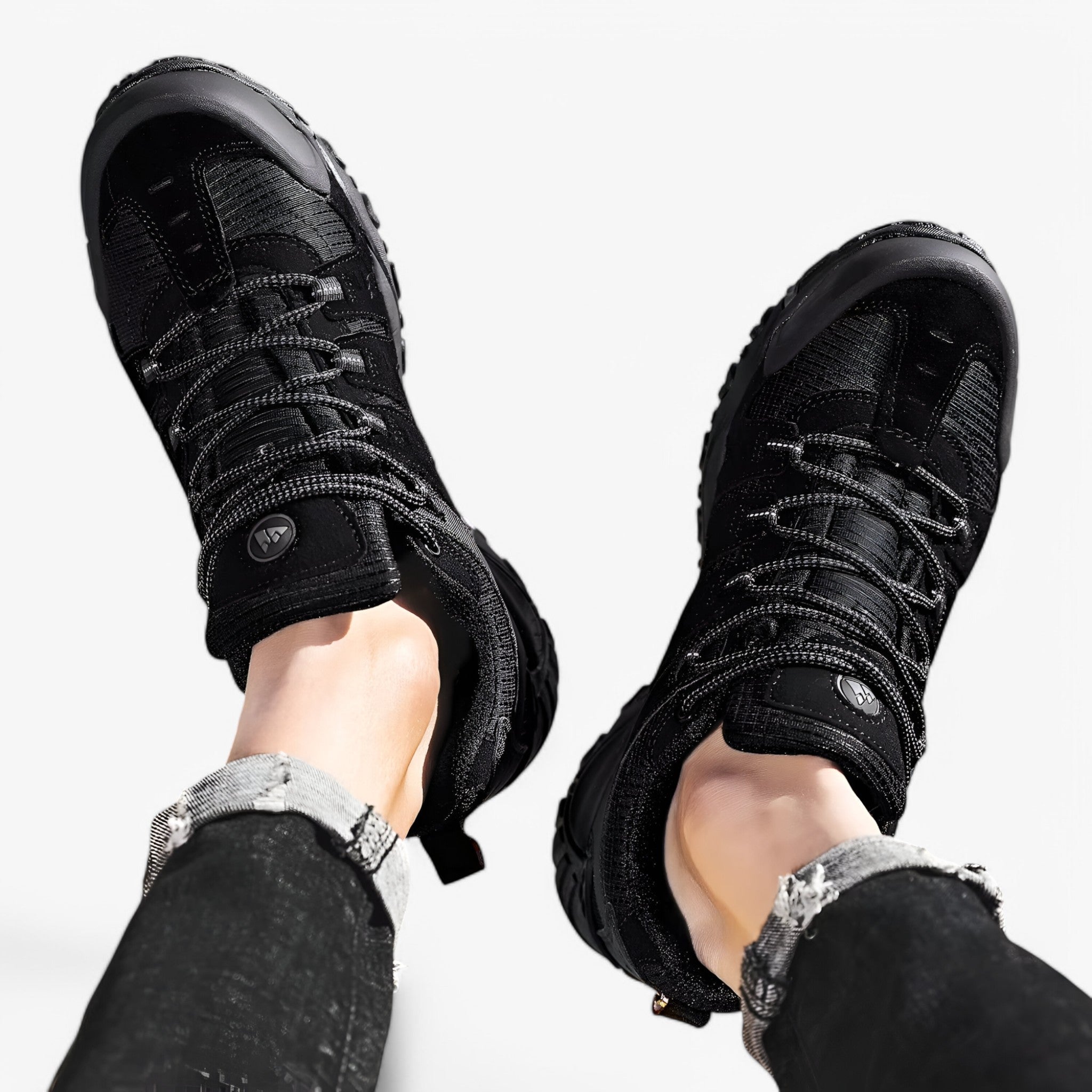 Scarpe Trekking Uomo in Pelle Scamosciata - Leggere e Comode per Montagna ed Escursioni - - camoscio confortevoli escursioni hiking shoes Men's Shoes pelle scarpe scarpe trekking shoes sneakers - Concept Palermo