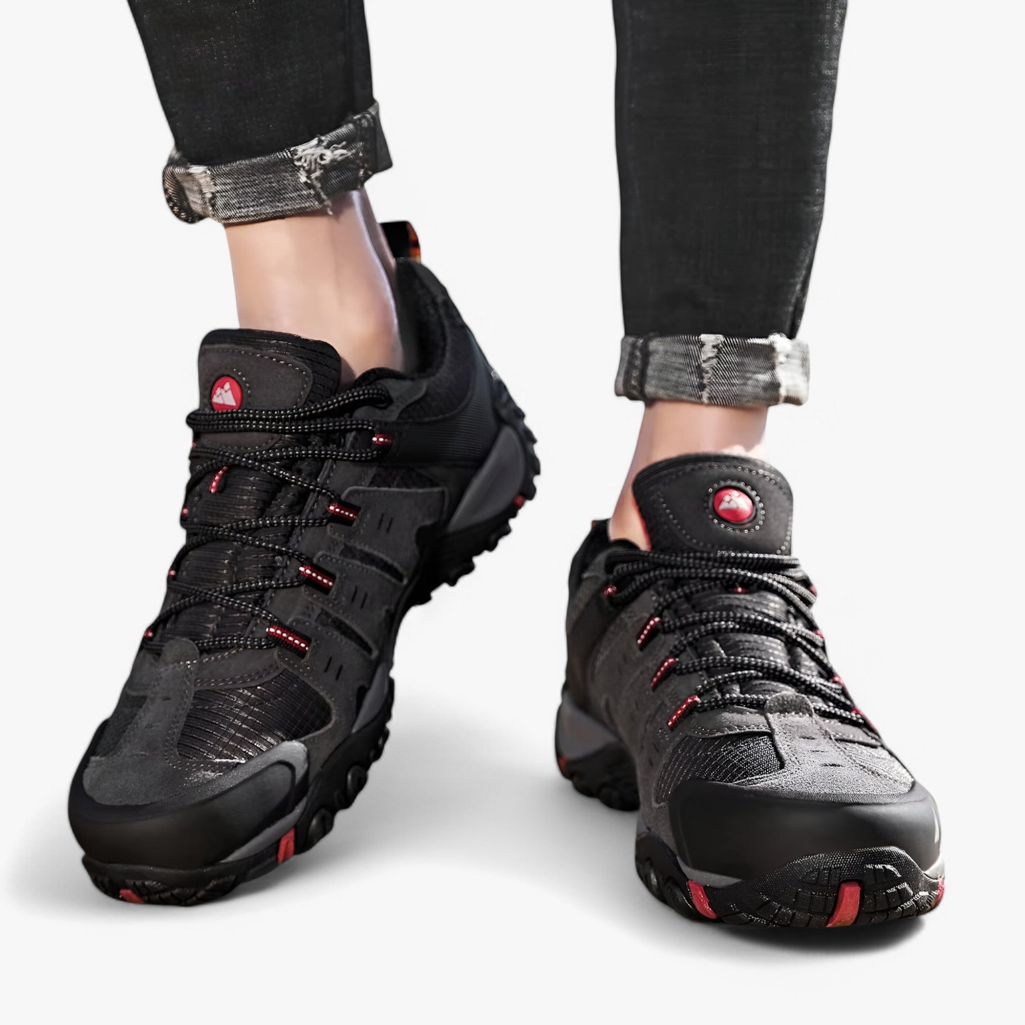 Scarpe Trekking Uomo in Pelle Scamosciata - Leggere e Comode per Montagna ed Escursioni - - camoscio confortevoli escursioni hiking shoes Men's Shoes pelle scarpe scarpe trekking shoes sneakers - Concept Palermo