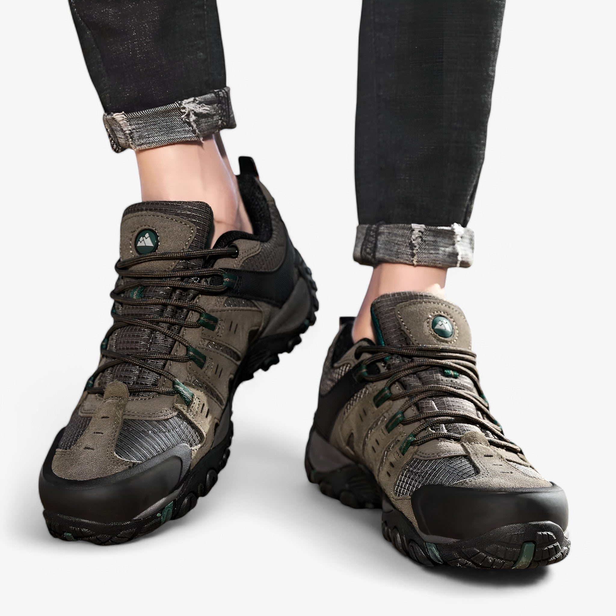 Scarpe Trekking Uomo in Pelle Scamosciata - Leggere e Comode per Montagna ed Escursioni - - camoscio confortevoli escursioni hiking shoes Men's Shoes pelle scarpe scarpe trekking shoes sneakers - Concept Palermo