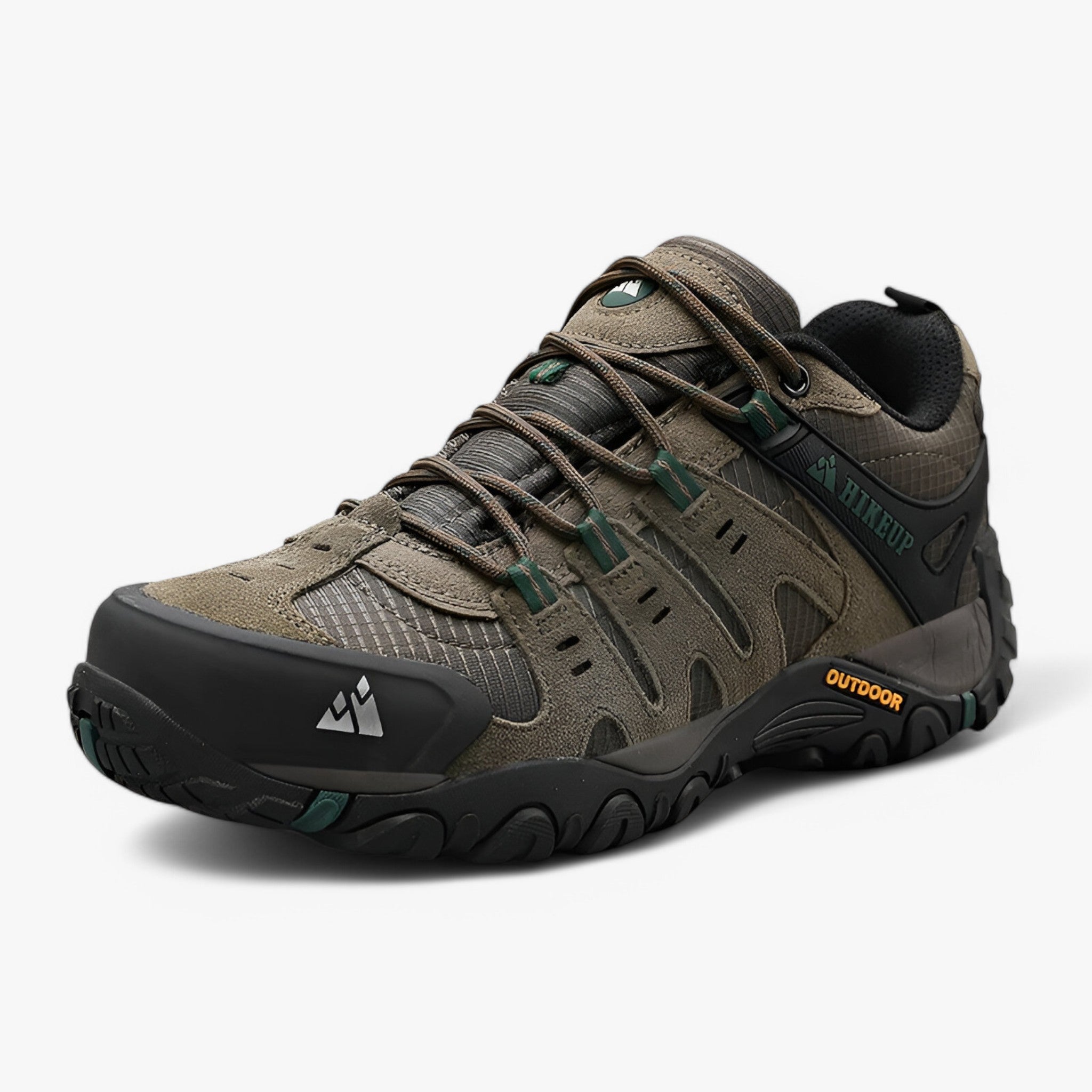 Scarpe Trekking Uomo in Pelle Scamosciata - Leggere e Comode per Montagna ed Escursioni - Marrone Chiaro - camoscio confortevoli escursioni hiking shoes Men's Shoes pelle scarpe scarpe trekking shoes sneakers - Concept Palermo