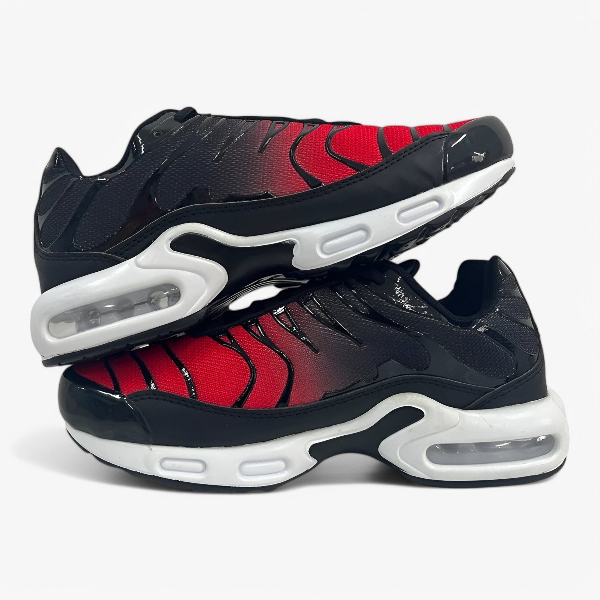 Scarpe da ginnastica comode per uomo con rete traspirante - Nero rosso - comode ginnastica Men's Shoes rete scarpe scarpe ginnastica shoes shoes for men training shoes traspirante uomo - Concept Palermo