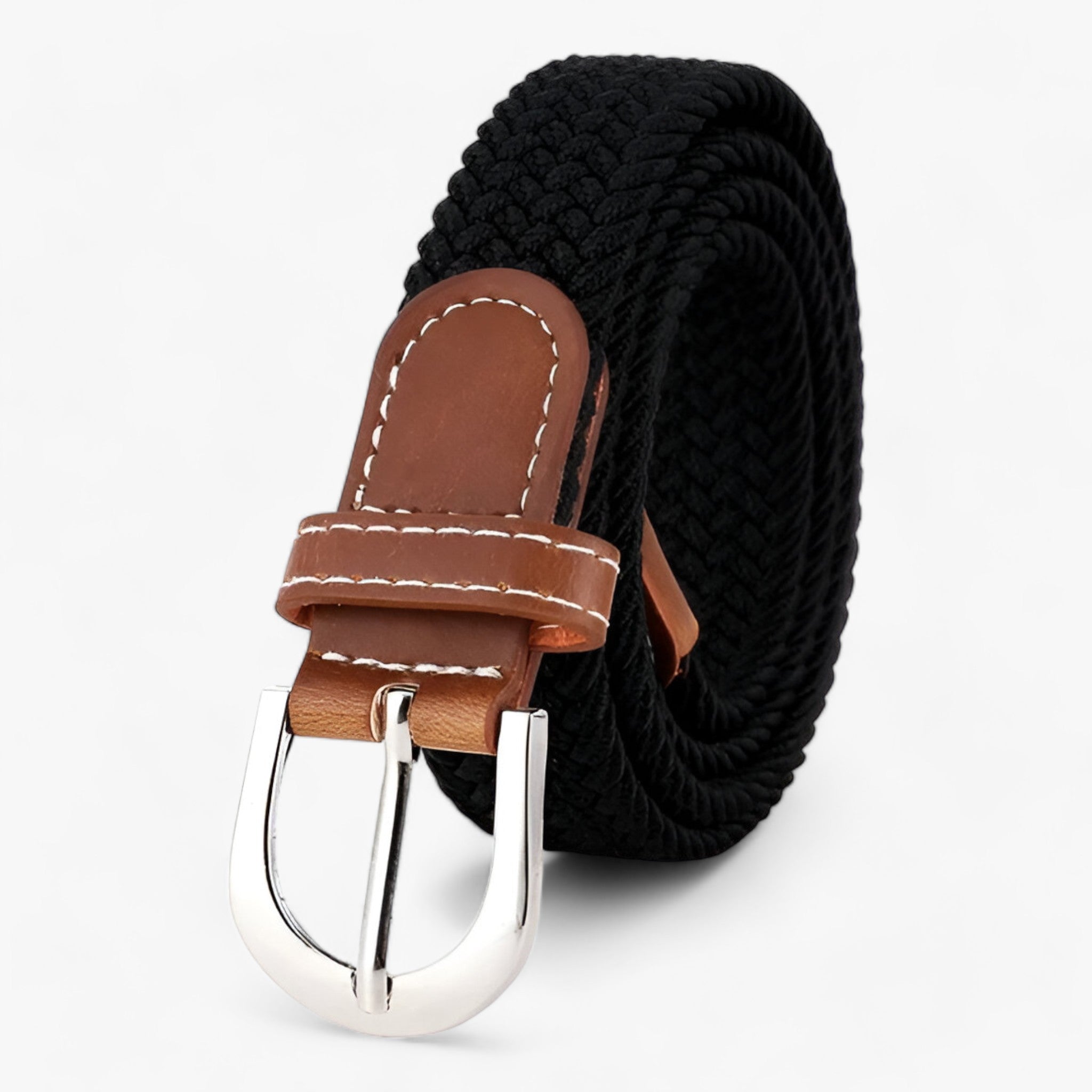 Cintura elastica intrecciata - Confortevole ed - - 2.5cm ADULT Belts Casual cintura cintura elastica confortevole elastica intrecciata Knitted Solid WOMEN women's belt - Concept Palermo