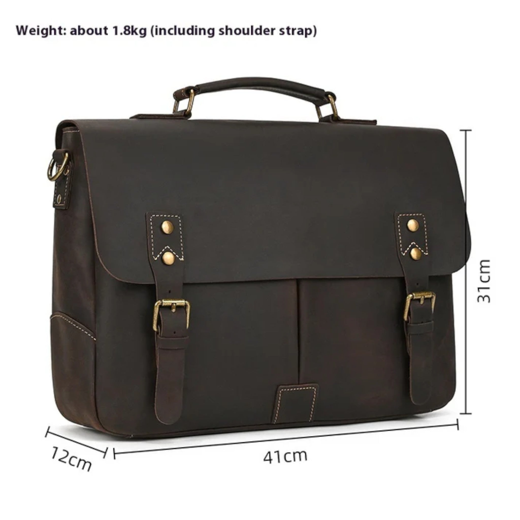 Borsa per laptop in pelle con tracolla Donna - - accessoires bags borsa borsa laptop donna laptop pelle tassen tracolla - Concept Palermo