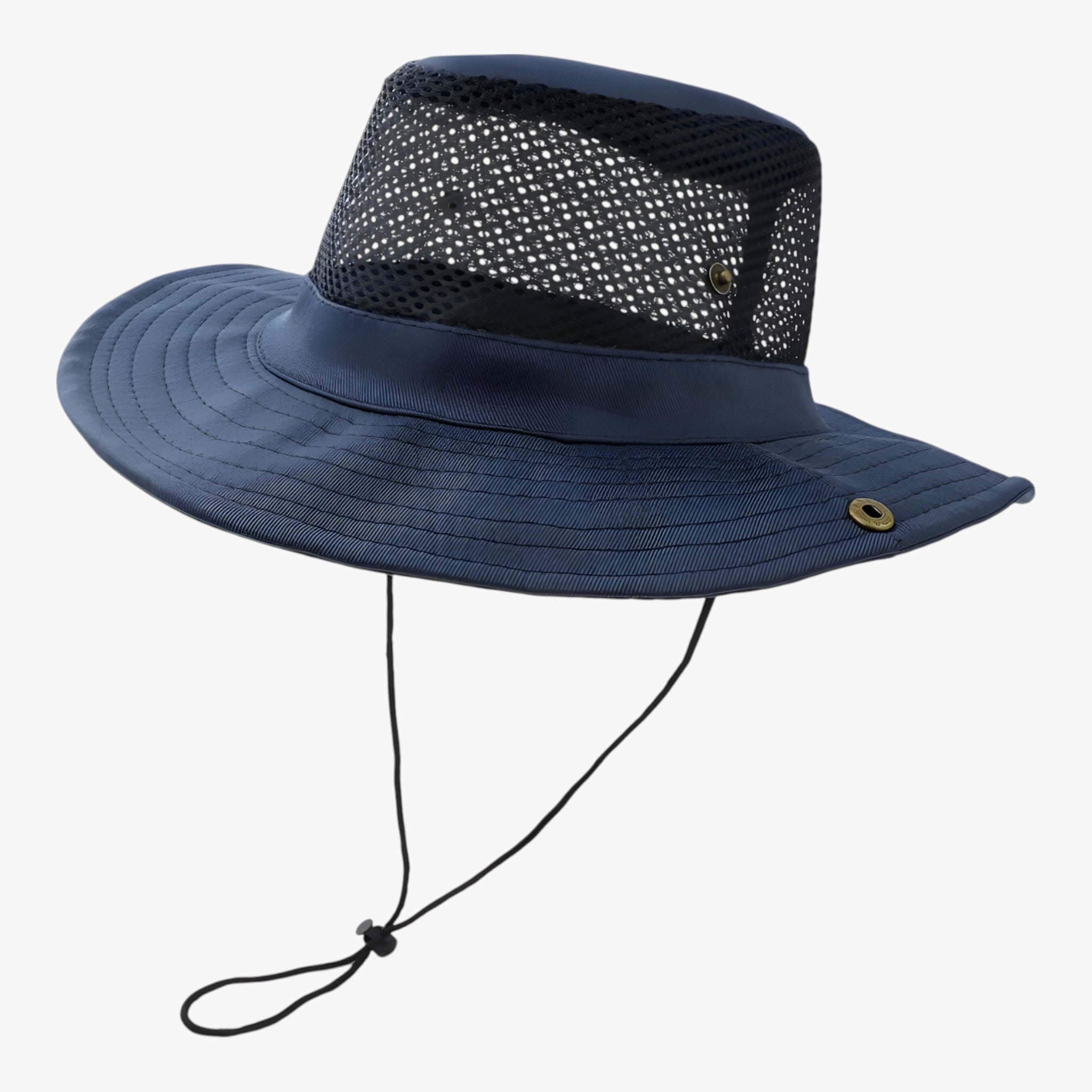 Cappello da estate traspirante da uomo - Blu navy - cappello cappello estate estate hat hats Mens hat sun hat Sun Hats traspirante uomo - Concept Palermo