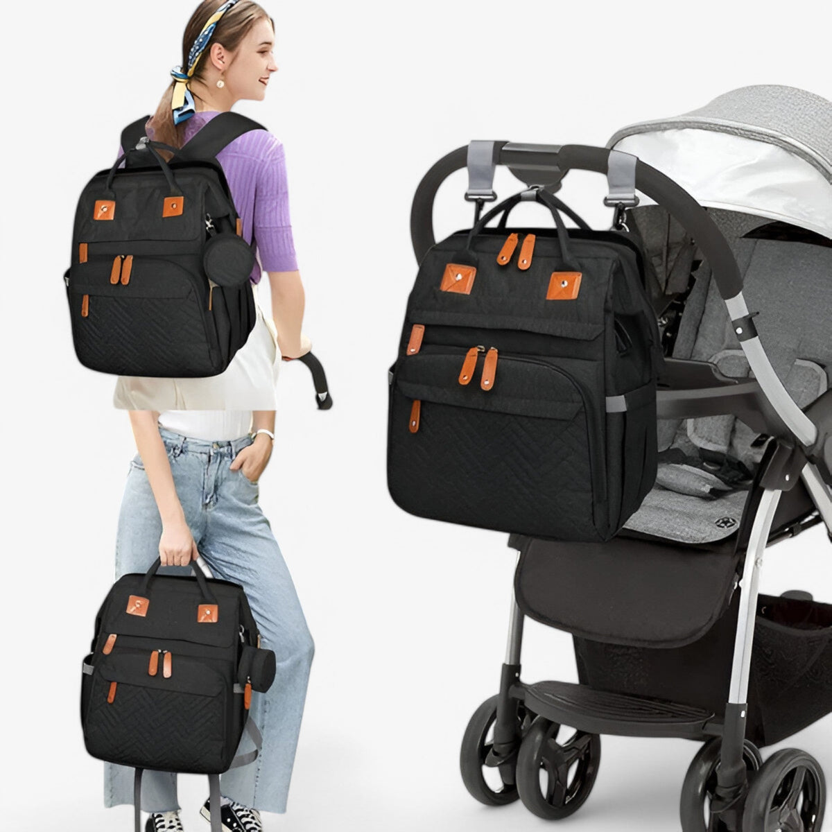 Zaino per bambini con fasciatoio - Alta Qualita, Consegna Rapida - - Backpacks Bags Unisex - Concept Palermo