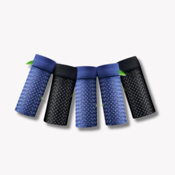 Slip Uomo in Bambù Morbido e Traspirante (Confezione 5+5) - 2 Nero - 3 Blu - bambù biancheria biancheria intima biancheria intima in bambù (5+5 gratis) - €25 broeken intima Men uomo - Concept Palermo