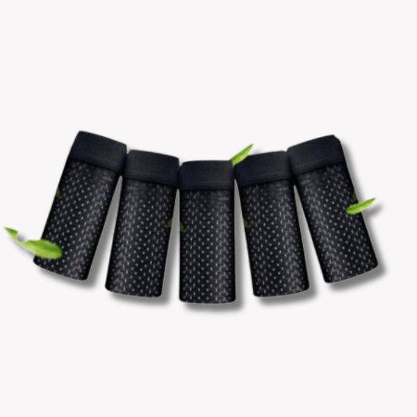 Slip Uomo in Bambù Morbido e Traspirante (Confezione 5+5) - 5 Nero - bambù biancheria biancheria intima biancheria intima in bambù (5+5 gratis) - €25 broeken intima Men uomo - Concept Palermo