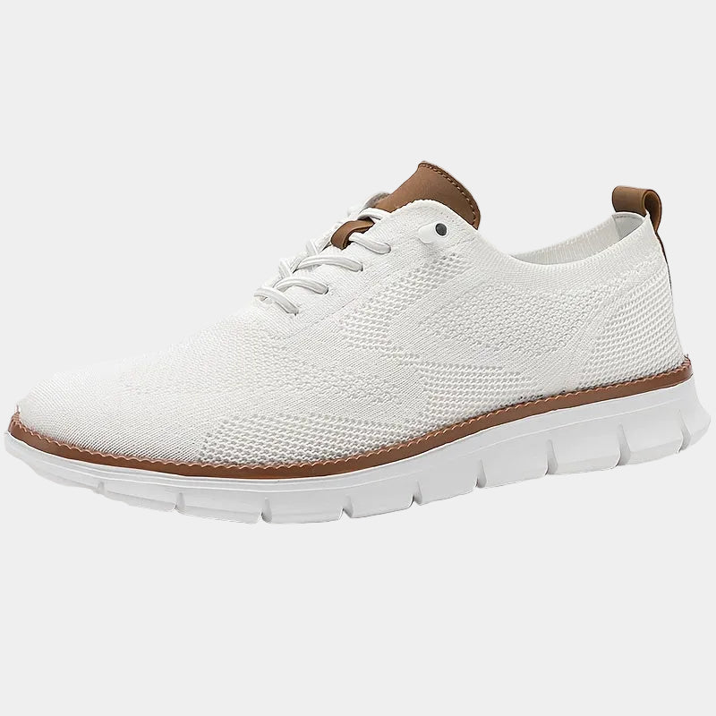 Sneakers da uomo con lacci in maglia
