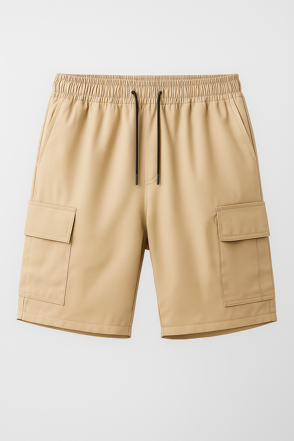 Pantaloncini cargo da uomo con tasca laterale Pelle - Beige - cargo komfortable Shorts laterale pantaloncini pantaloncini cargo pelle short shorts shorts for men tasca uomo - Concept Palermo