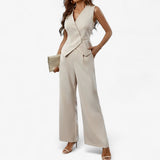 Elegante dames outfit zonder mouwen, casual zomerjurk voor ceremonies