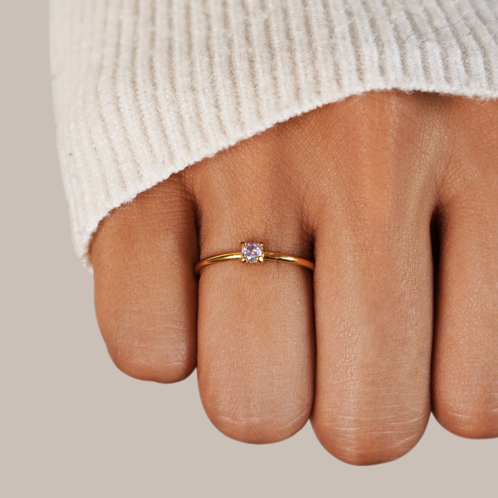 Anello in oro 18K con pietra del mese di nascita Uomo - - anello anello pietra August23 AV7 AV7+W AV7+W+AUG23 AV7+W+AUG23+SEP23 EverydayEssential EverydayEssentials gold HYPOALLERGENIC jewelry mese nascita New New Arrivals pietra Ring Stainless uomo - Concept Palermo