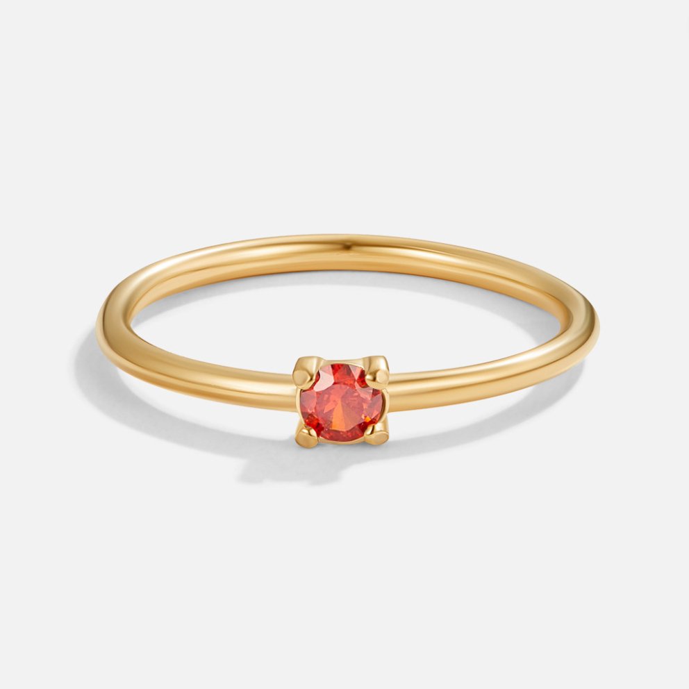 Anello in oro 18K con pietra del mese di nascita Uomo - - anello anello pietra August23 AV7 AV7+W AV7+W+AUG23 AV7+W+AUG23+SEP23 EverydayEssential EverydayEssentials gold HYPOALLERGENIC jewelry mese nascita New New Arrivals pietra Ring Stainless uomo - Concept Palermo