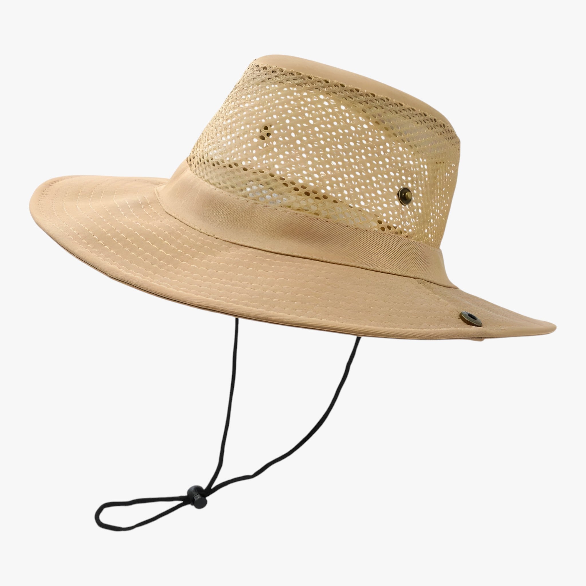 Cappello da estate traspirante da uomo - Khaki - cappello cappello estate estate hat hats Mens hat sun hat Sun Hats traspirante uomo - Concept Palermo