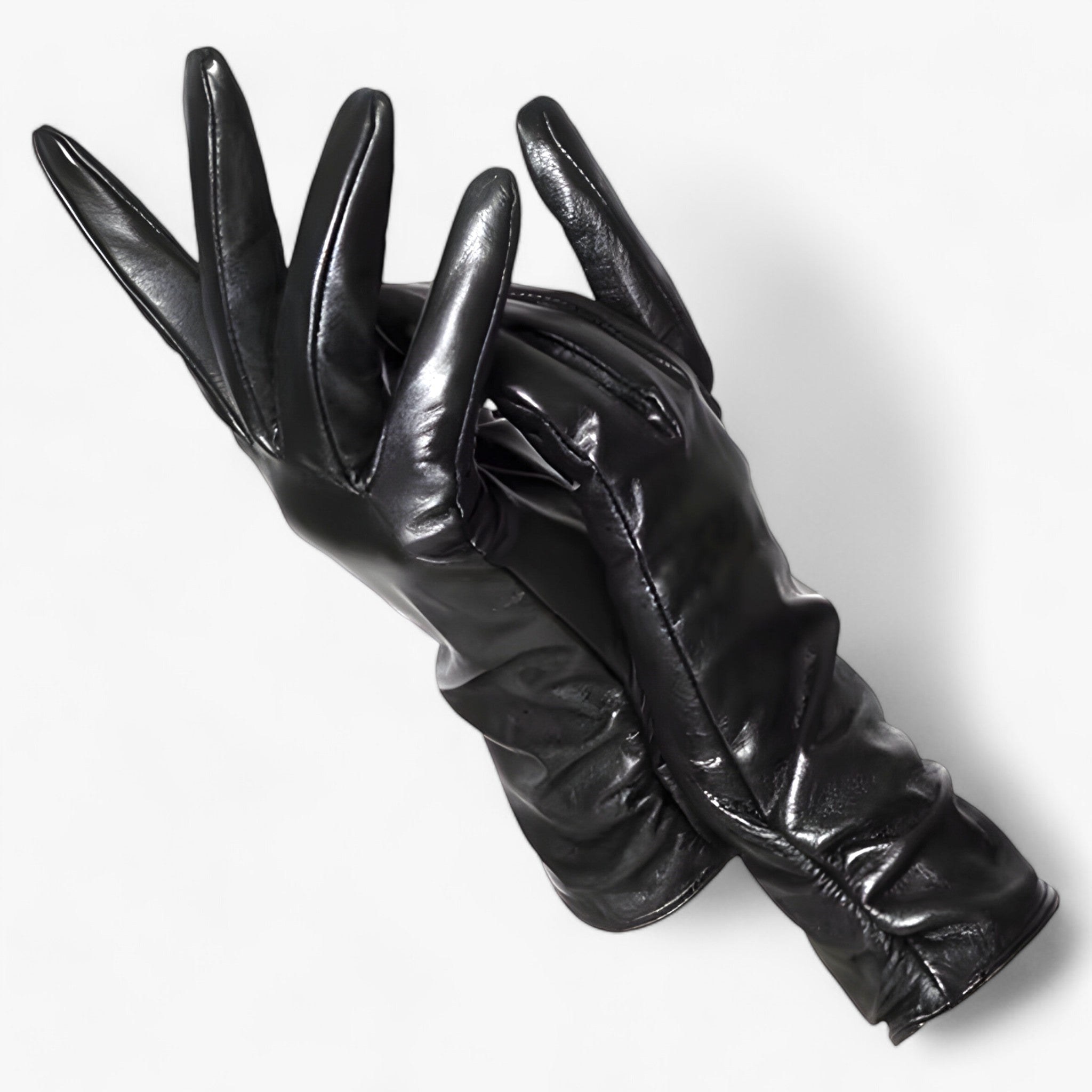 Guanti da donna in pelle di pecora - Stile classico e protezione invernale - Nero - donna gloves & mittens guanti guanti donna invernale pecora pelle protezione - Concept Palermo