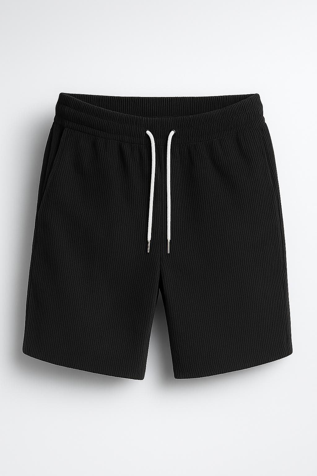 Pantaloncini casual in velluto con coulisse Pelle Uomo - Nero - casual coulisse milanie | pantaloncini casual in velluto con coulisse - €25 pantaloncini pantaloncini casual pelle short Summer shorts uomo velluto - Concept Palermo