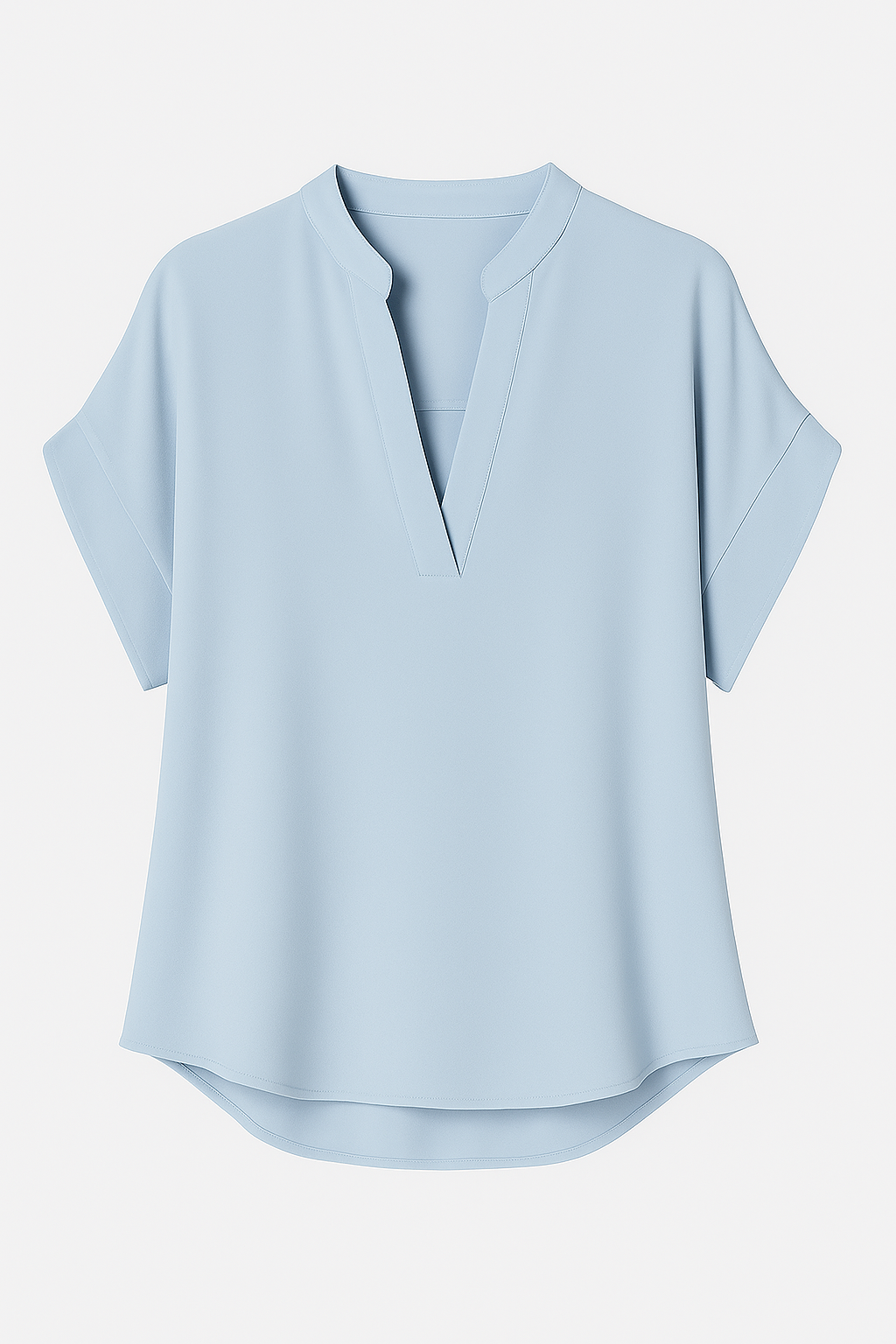 Blusa estiva con scollo a V Uomo - Blu - Blouse blusa blusa estiva estiva fashion scollo Tops uomo women women's top clothes - Concept Palermo