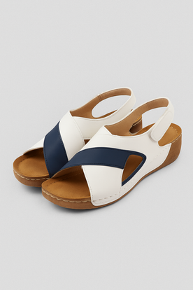 Sandali Donna Neri in Vera Pelle con Tacco Basso e Cinturino Incrociato Comodo ed Elegante - Blu - cinturino donna Frauen Sandalen incrociato Linen sandali sandali donna sandals Solid Spring Summer Summer Women - Concept Palermo