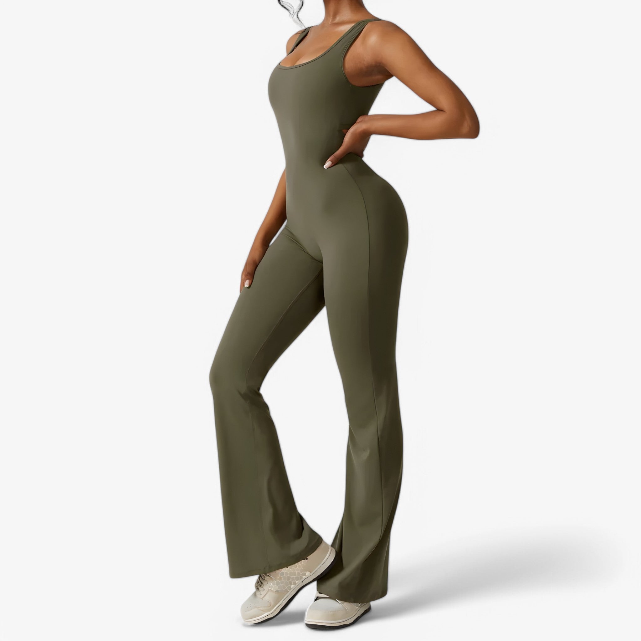 Jumpsuit Elegante Nera con Scollo a V Profondo da Donna - - Bestsellers Dames jumpsuit Kleding one-pieces scollo udligende - Concept Palermo