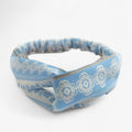 Bandana Fascia Capelli Donna Stampa Bohemien Vintage Floreale Multicolore